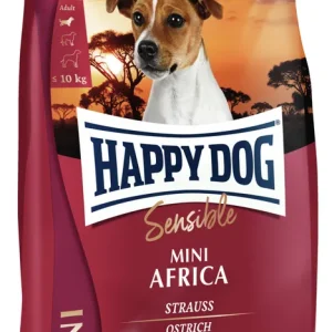 Begrenztes Angebot HAPPY DOG Mini Africa Strauss 800 g